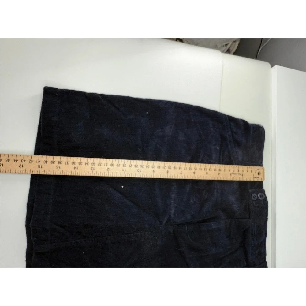 Ralph Lauren Sport Navy Blue Corduroy Mini Skirt Polo Chino‎ Womens 6 NEW 31x16